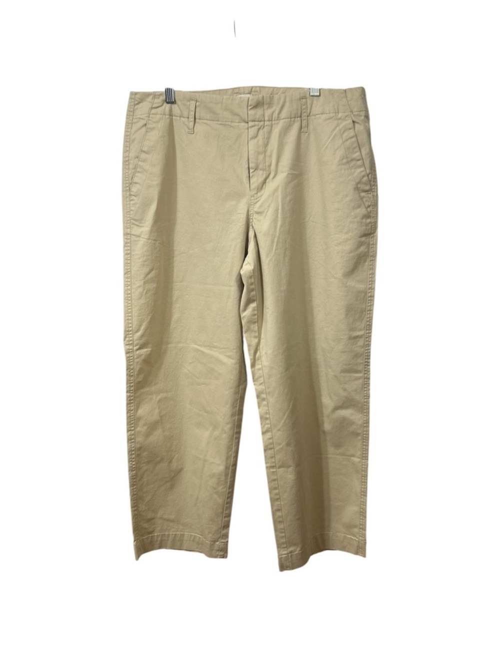 a new day Women's Straight-Leg Classic Khaki Tan Chinos stretch size 14 NWT